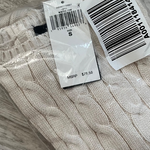 Cable-Knit Sleeveless Sweater S - Picture 13 of 13